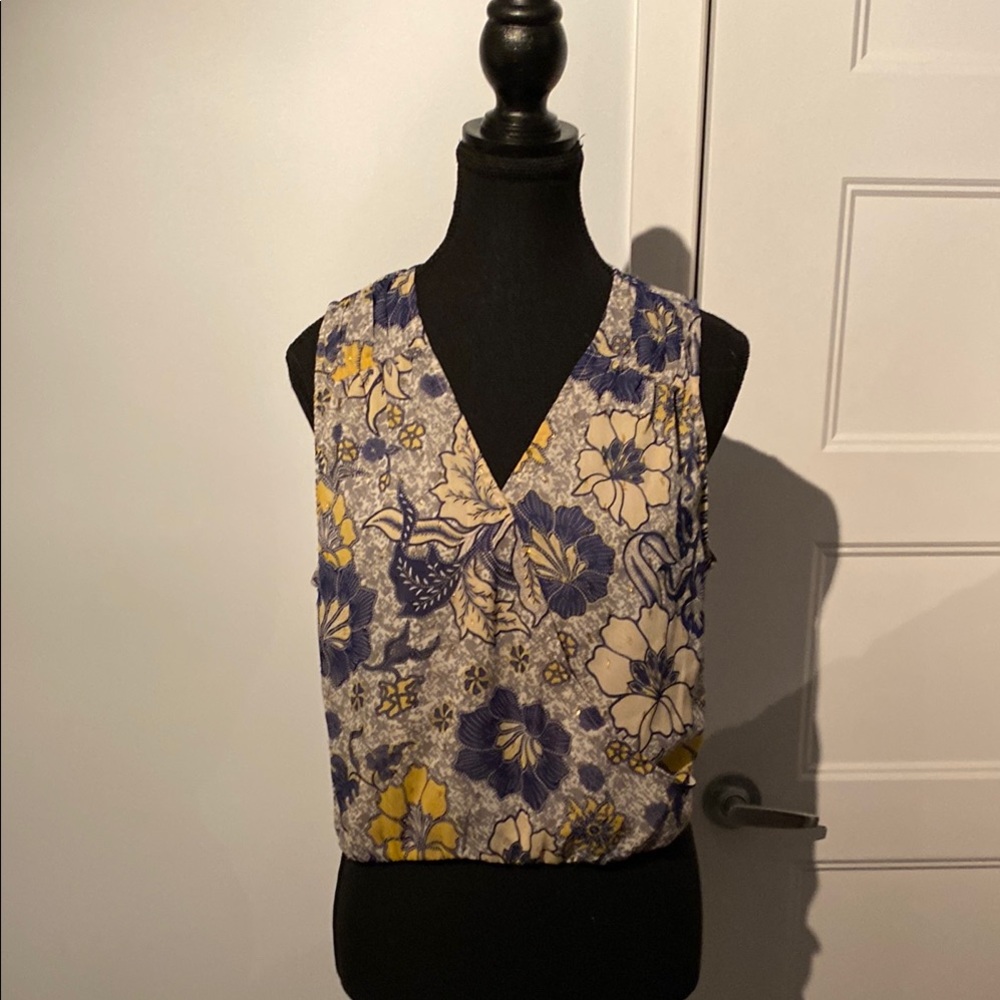 Rachel Roy Floral Sleeveless Top